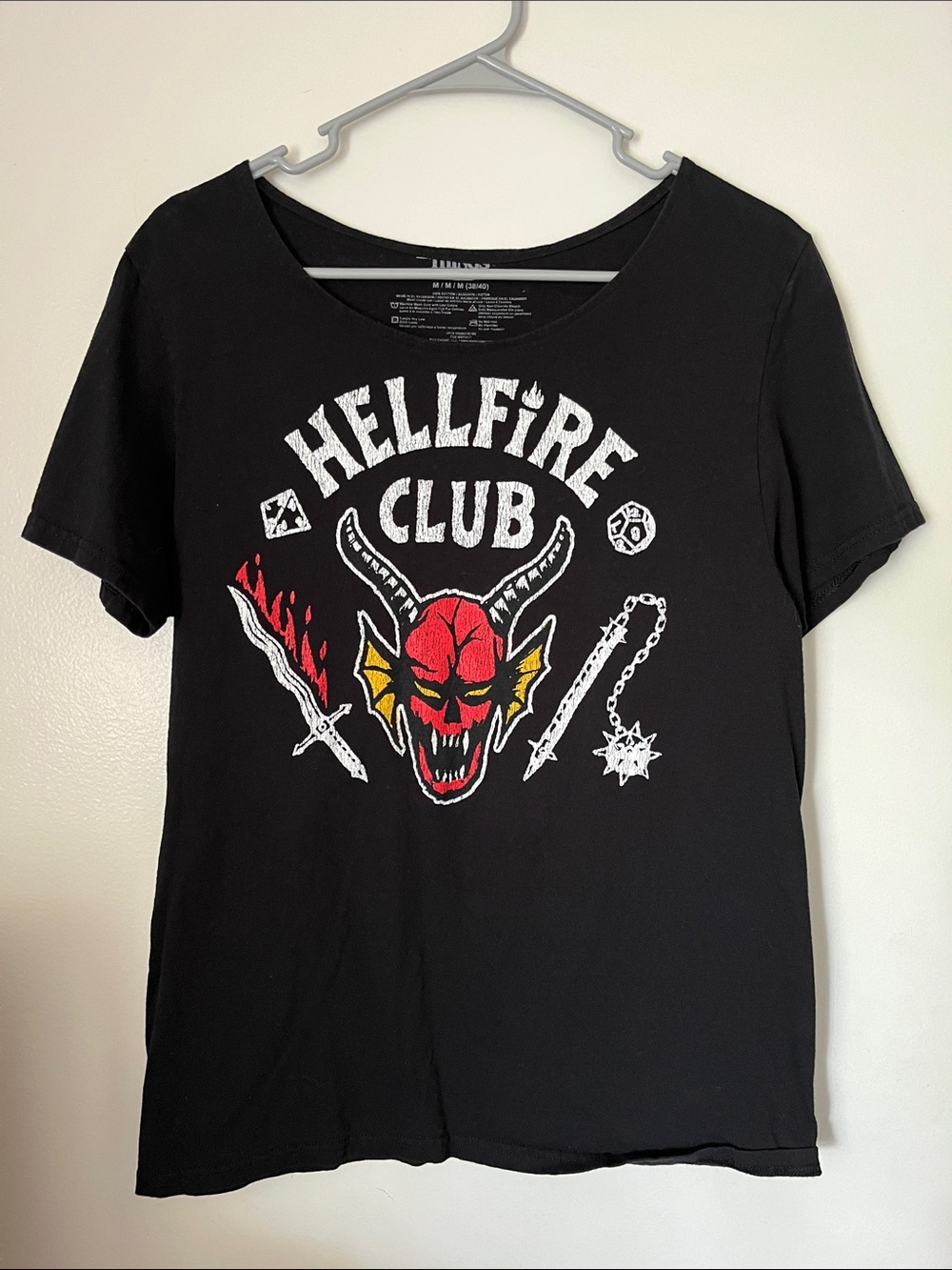 Stranger Things Hellfire Club Graphic Short Sleeve T-Shirt